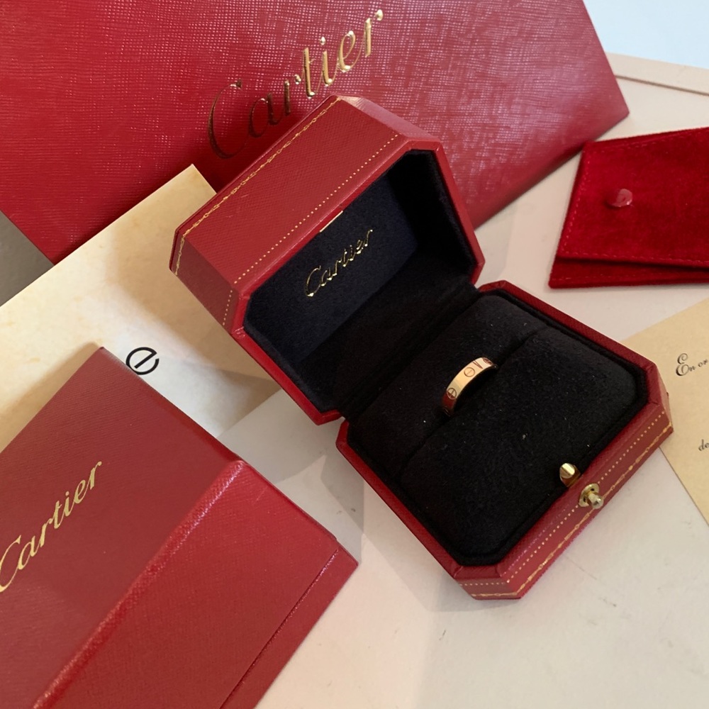 Cartier love wedding band size 53